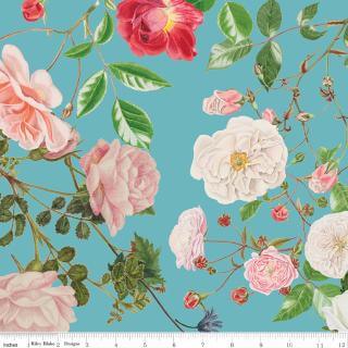 Floral Gardens - Sky - 108" 3-Yard Package