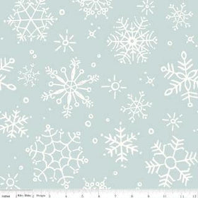 Magical Winterland - Blue Snowflakes - 108" 3-Yard Package