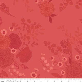 First Blooms - Tonal Floral Berry - 108" 3-Yard Package