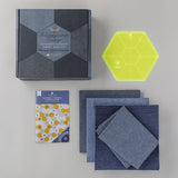 Missouri Star Honeycomb Indigo Fabric Quilt Kit
