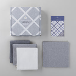 Lovely Lattice Fabric Kit - Grey