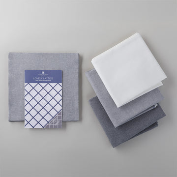 Lovely Lattice Fabric Kit - Grey