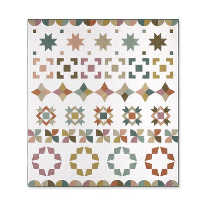 Missouri Star Summer Strolls Triple Play Block of the Month - Complete Kit