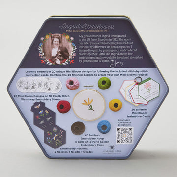 Missouri Star Ingrid's Mini Blooms Embroidery Kit