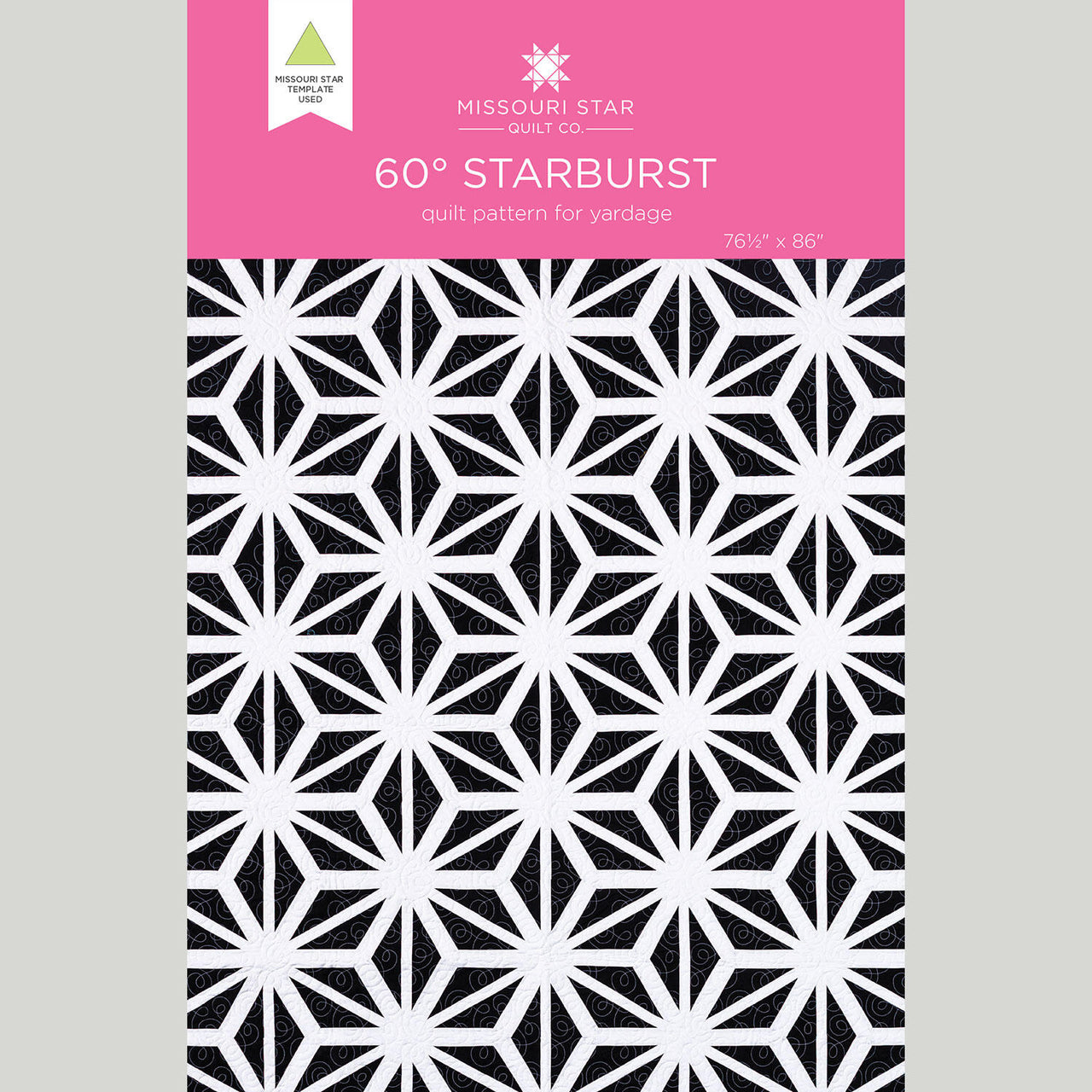 60º Starburst Quilt Pattern by Missouri Star