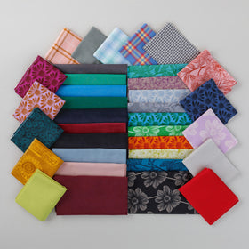 Our History in Stitches: Crazy Quilt Fabric Stash - Fabric Kit by Missouri Star