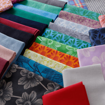 Our History in Stitches: Crazy Quilt Fabric Stash - Fabric Kit by Missouri Star