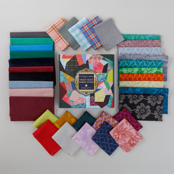 Our History in Stitches: Crazy Quilt Fabric Stash - Fabric Kit by Missouri Star