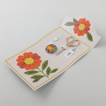 Our History in Stitches: A Crazy Quilt Embroidery Kit by Missouri Star