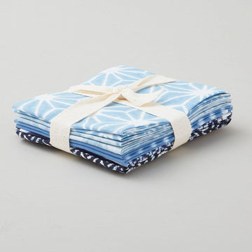 Shibori Blues - Fat Quarter Bundle 5 Pc
