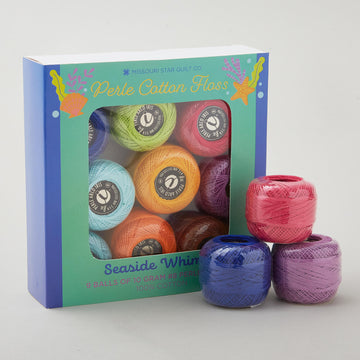 Seaside Whimsy Peel & Stitch and Perle Cotton Duo