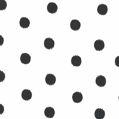 Panache - Cotton Slub Dot White Yardage
