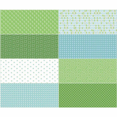 Cozy Christmas - Cozy Fat Eighth Green Panel
