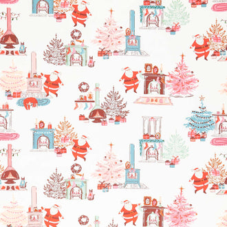 Christmas In The Cabin - Christmas Eve White Yardage