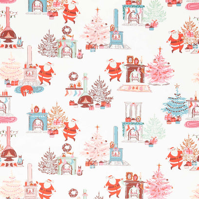 Christmas In The Cabin - Christmas Eve White Yardage