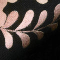 Bliss - Main Black with Rose Gold Sparkle Yardage