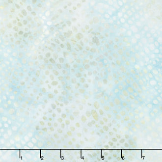 Artisan Batiks - Aqua Spa Dots Spa Yardage