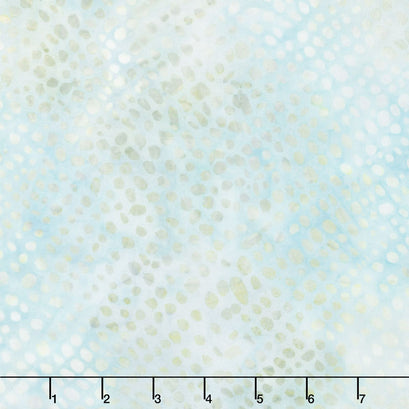 Artisan Batiks - Aqua Spa Dots Spa Yardage