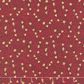 Holiday Flourish - Festive Finery - Candy Cane ColorstoryLeaves Cranberry Yardage Primary Image