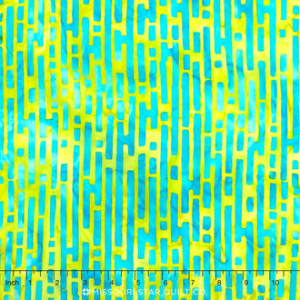 Artisan Batiks - Elementals Geos 6 Stripe Tropical Yardage