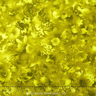 Fusions Bloom - Chartreuse Yardage