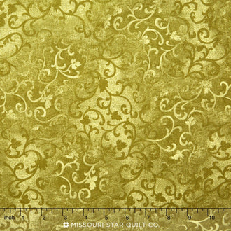 Wilmington Essentials - Scroll Green 108" Backing