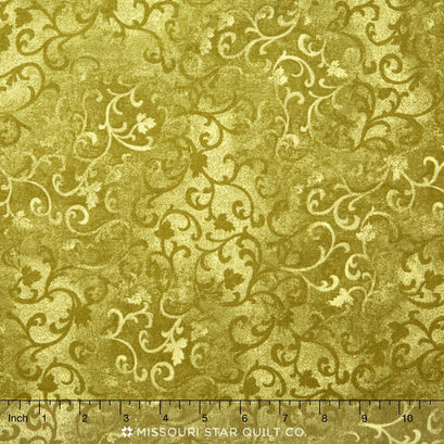 Wilmington Essentials - Scroll Green 108" Backing