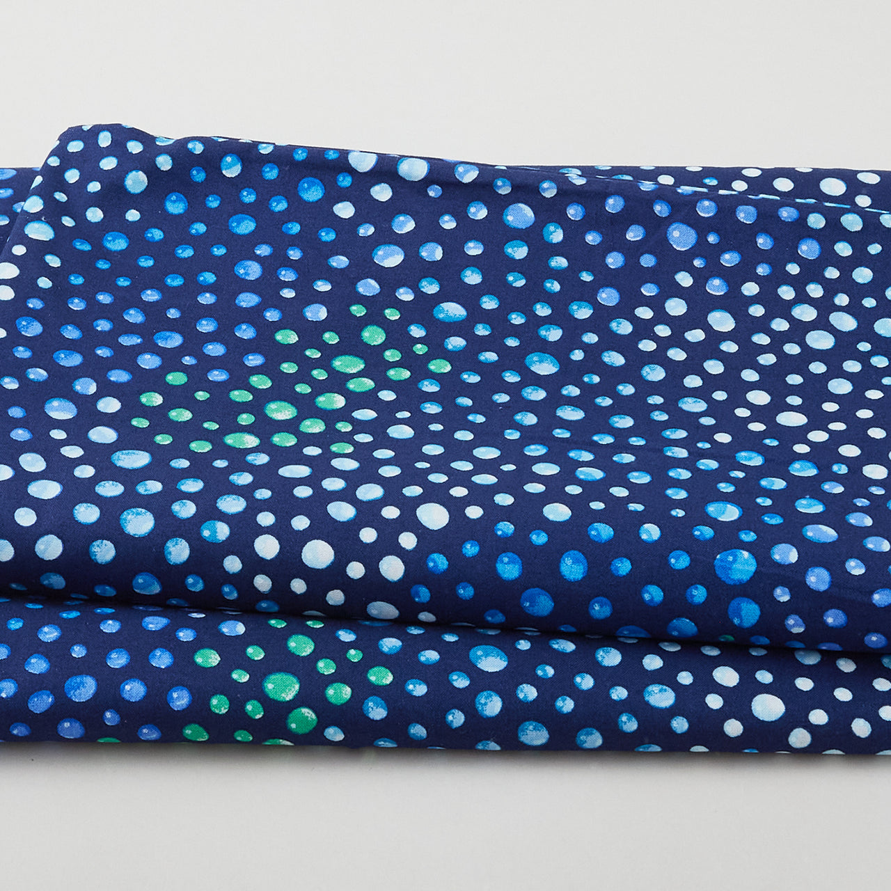 Rainbow Droplets - Blue 108" Wide 3 Yard Cut Primary Image