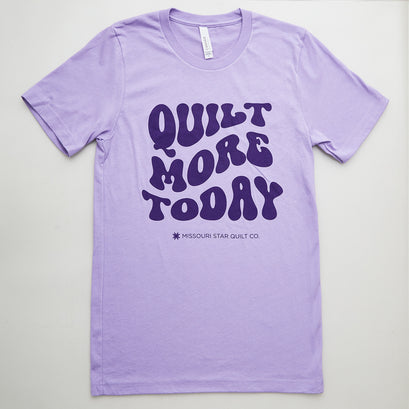 Missouri Star Quilt More Today Purple T-shirt - XL