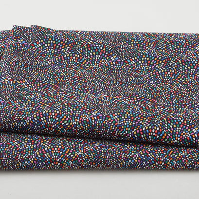 Scalloped Hills 2 - Cheerful Hills Black 2 Yard Cut