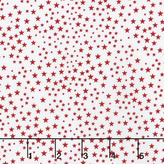 Liberty - Mono Stars Red Yardage