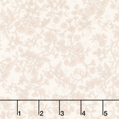 Georgina - Vines Ivory Yardage