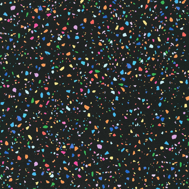 Prism - Multi Confetti Rain Black Yardage Primary Image