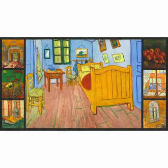 Vincent Van Gogh 3 - Bedroom in Arles Multi Digitally Printed Panel