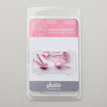 Sallie Tomato Tula Pink 1/2" Bucket Bag Feet - Set of Four Alternative View #1