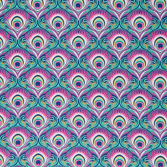 Wild Abandon - Seduction Midnight Yardage