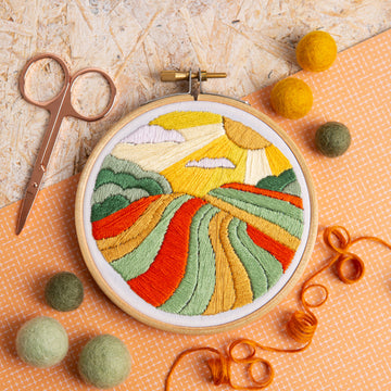 Harvest Time Mini Embroidery Kit Alternative View #4