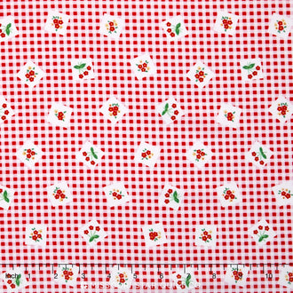 Apple Farm - Apple Picnic Red Yardage