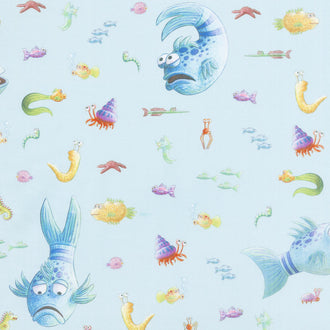 The Pout Pout Fish - Fish Aqua Yardage