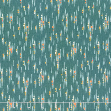 Flower Box - Cascade Teal Yardage Primary Image