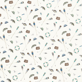 Wake at the Lake - Icons Parchment Yardage Primary Image