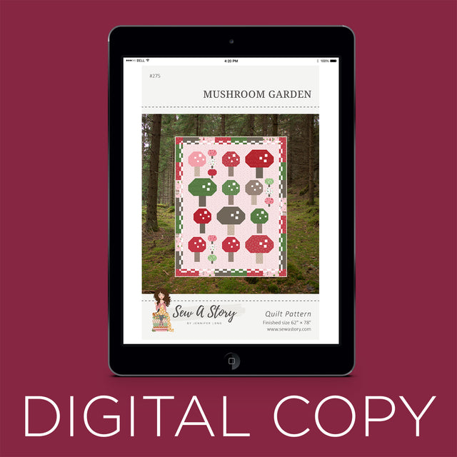 Digital Download - Mushroom Garden Quilt Pattern Primary Image