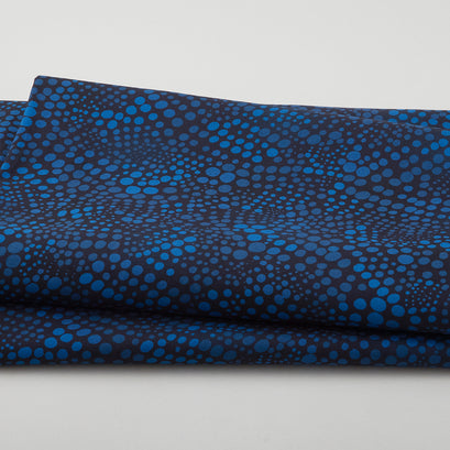 Dot To Dot - Navy 118" Wide 3 Yard Cut