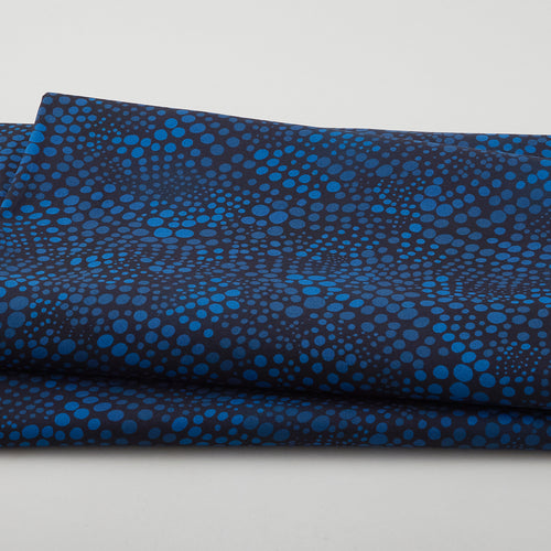 Dot To Dot - Navy 118" Wide 3 Yard Cut