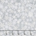 Winter's Grandeur 6 - Winter Small Flakes Silver Metallic Yardage