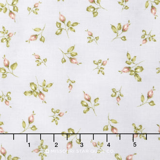 Le Jardin Parisien - Flowers Grey Yardage