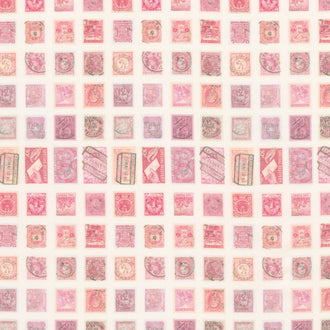 Eclectic Elements - Palette Pink Stamps Yardage