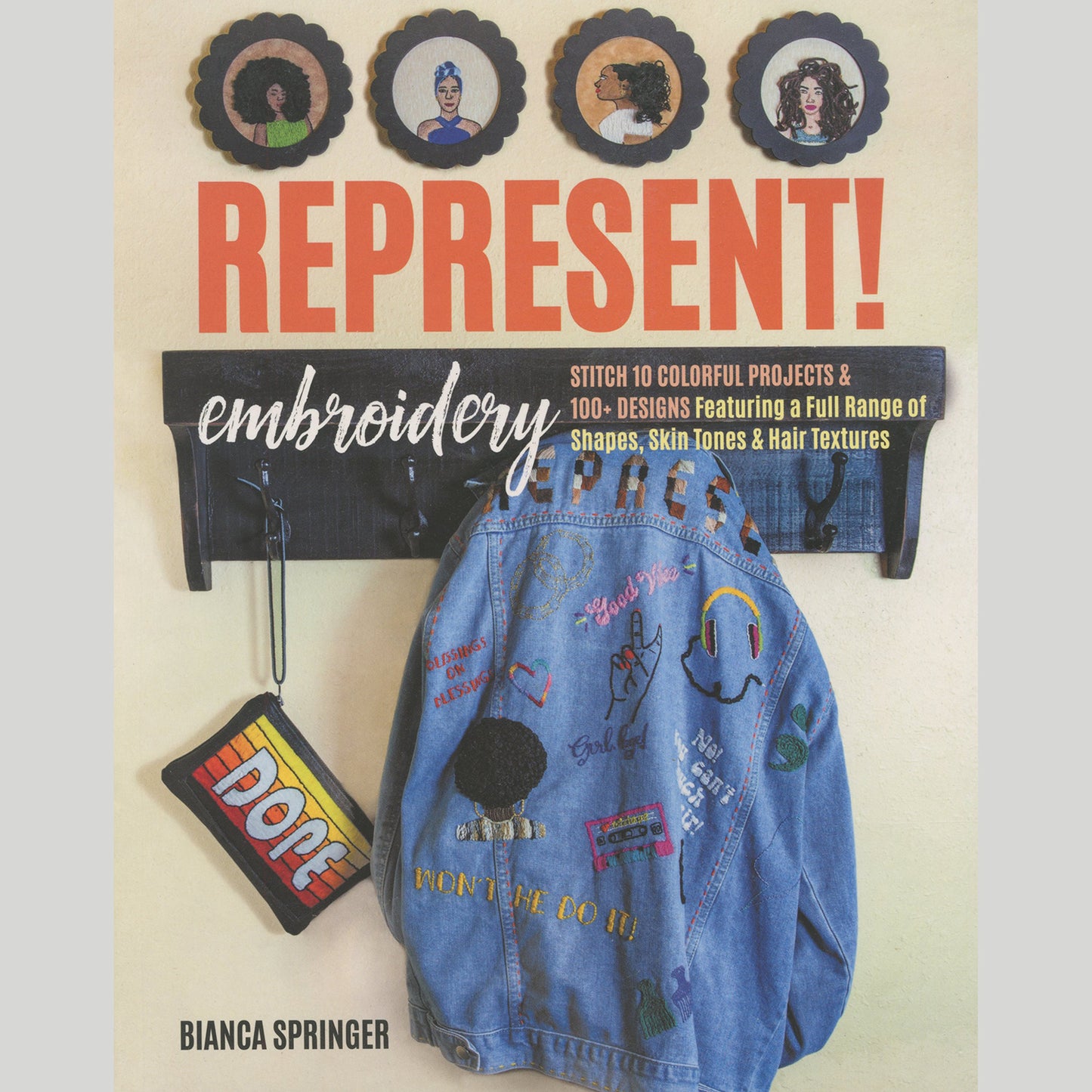 Represent! Embroidery Book Primary Image