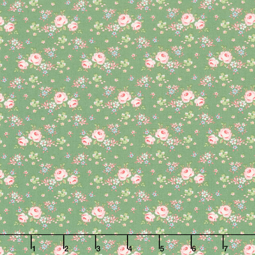 Creating Memories - Winter - Gracie Green Yardage Primary Image