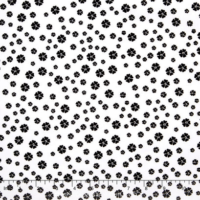 Rosecliff Manor - Blossoms White Yardage